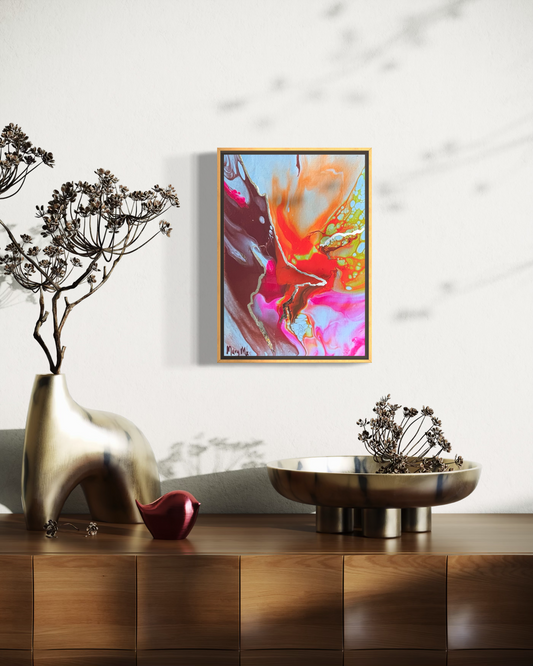 Radiant Bloom – Gilded Edition / Why I finally created my first hand-finished print
