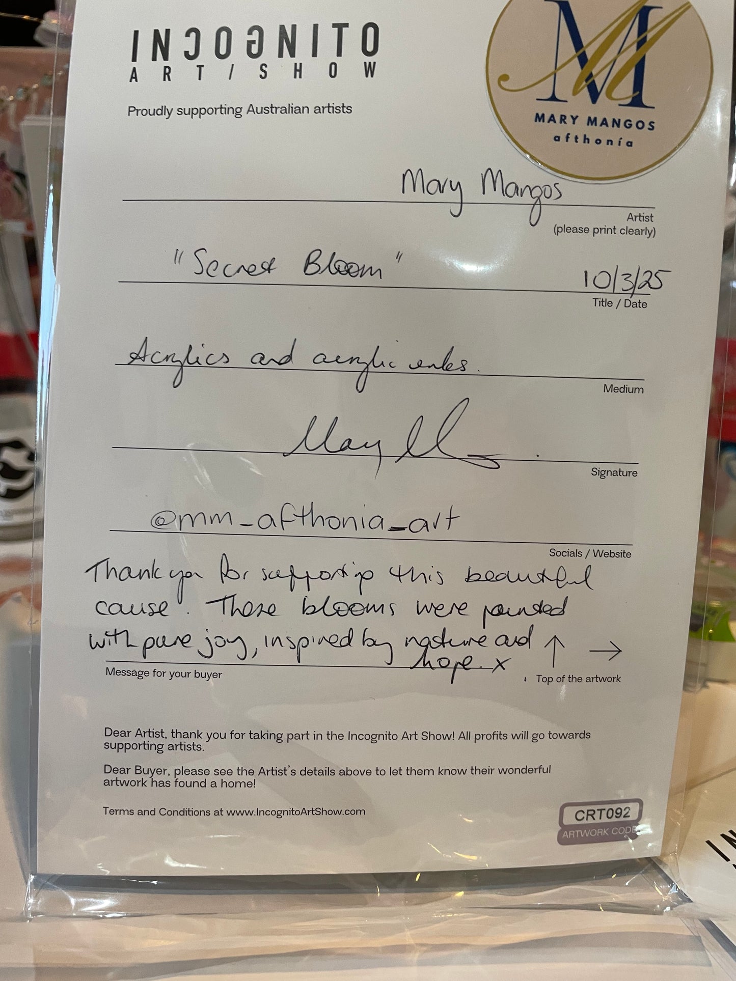 Secret Blooms and Unveiled Blooms