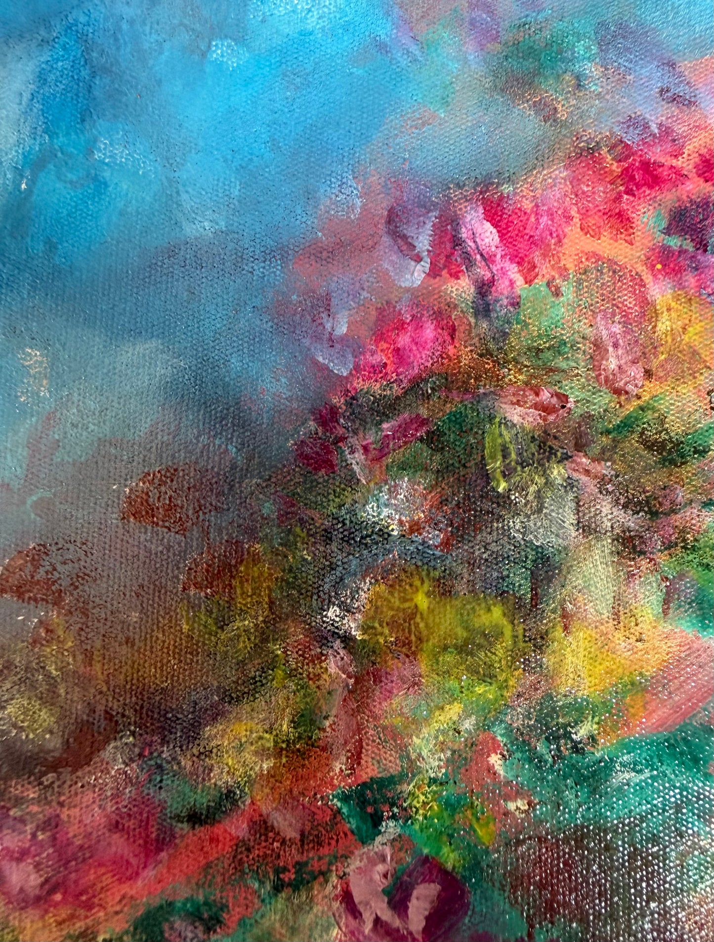 Blue Between the Blossoms