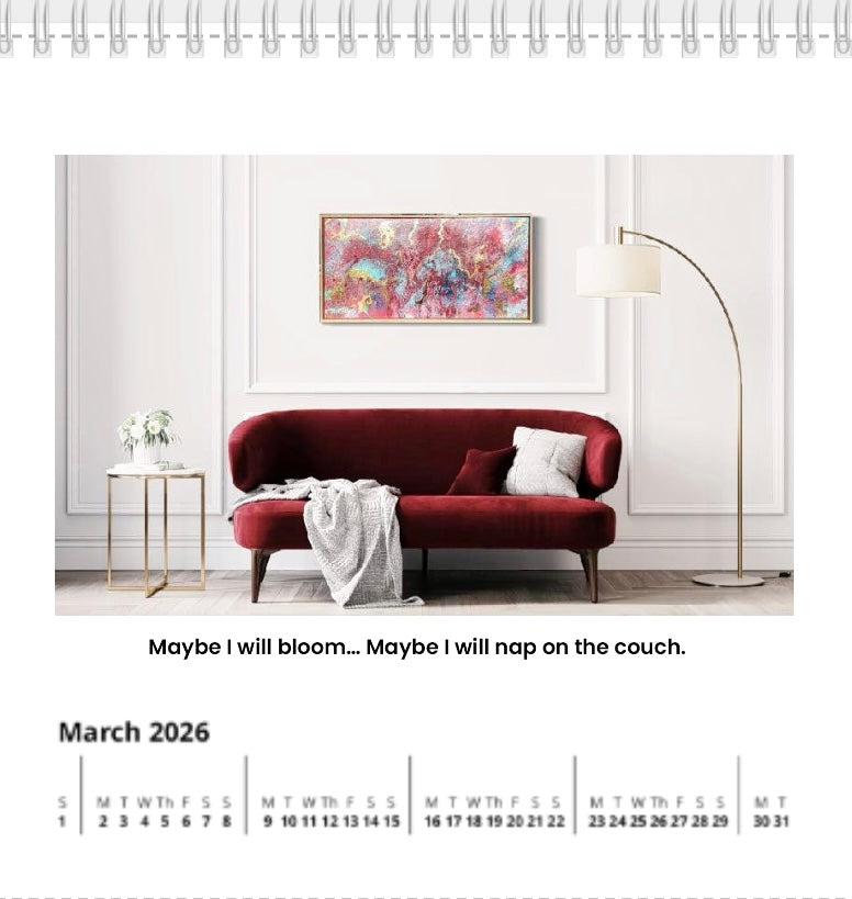 Unbothered: A Year of "Classy' Boundaries 2026 Desk Calendar