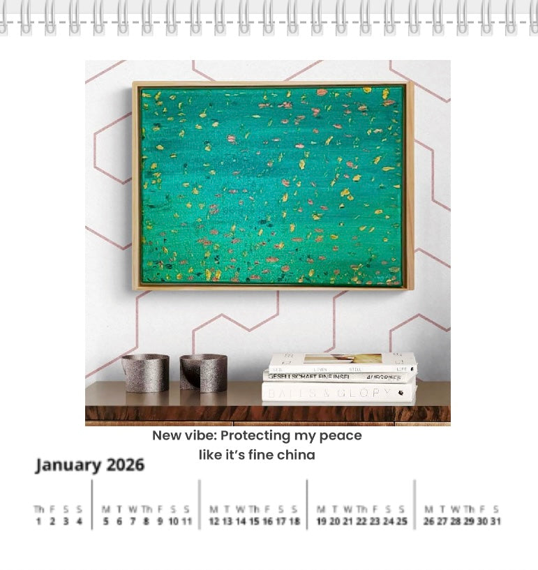 Unbothered: A Year of "Classy' Boundaries 2026 Desk Calendar